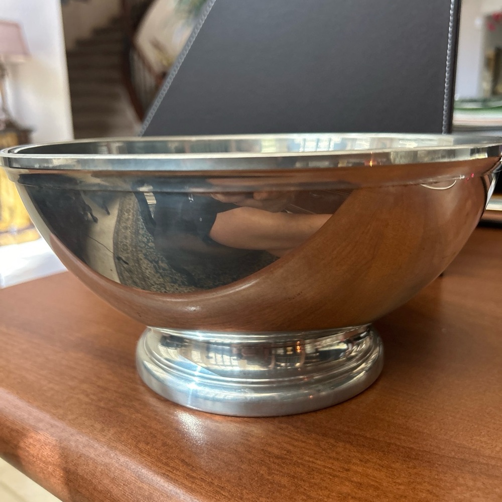 Vintage Williamsburg Stieff Pewter CW6-5   9 1/4 Diameter